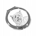 Керн-терьер Складное карманное зеркальце Inna Marka - фото