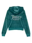 Худи с логотипом Juicy Couture Kids, синий - фото 2