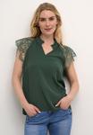 Блуза NOLA Cream, темно-зеленый - фото 3