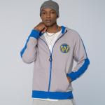 Командные куртки мужские NBA, серый - фото 5