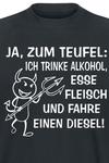 Футболка Sprüche Ja, zum Teufel, черный - фото 2