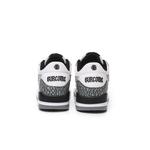 Кроссовки BURCOME Skateboarding Shoes Unisex Low-top White, черный/белый - фото 5