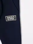 Спортивные брюки с графичным принтом DSQUARED2 KIDS, синий - фото 3