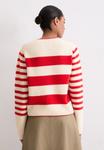 Джемпер Marc O'Polo LONGSLEEVE ROUND NECK STRIPED, Striped Raw Cream/Beige - фото 3