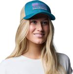 Columbia Unisex-Adult Tree Flag Mesh Snap Back, River Blue/Canoe - фото 3