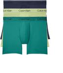 Мужские трусы-боксеры Calvin Klein Micro Stretch, 7 шт., Cobalt Sapphire, Spring, Distorted Blue - фото