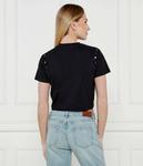 Футболка женская Guess Jeans укороченная, черный - фото 3