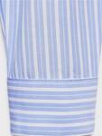Детское платье-рубашка Serena Stripe из хлопка Mango, Blue - фото 4