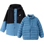 GS Пуховики/Жилеты Asics, синий - фото