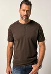 Футболка JP1880 HENLEY, Dark Brown - фото