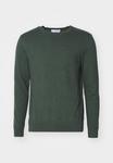 Джемпер SLHBERG CREW NECK Selected, темно-зеленый - фото 5
