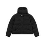 HARSH AND CRUEL Пуховик унисекс черный, Black - фото