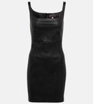 Кожаное мини-платье Ванессы Stouls, Noir - фото