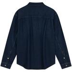 Calvin Klein Рубашка мужская ZYC джинсовая темно-синяя - фото 4