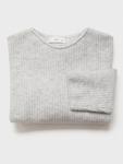 Свитер MANGO KIDS, Mottled Grey - фото 3