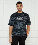 Футболка regular fit Ea7, черный - фото