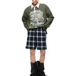 Поло с принтом Acne Studios, зеленый - фото 3