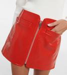 Мини-юбка из искусственной кожи Courrèges, Heritage Red - фото 4