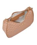 Женская маленькая сумка через плечо Adela Monogram Bebe, Camel - фото 4
