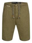 Льняные шорты alonso Indicode, хаки - фото 2