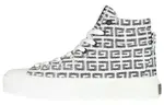 Кроссовки женские Givenchy высокие, черный / белый - фото
