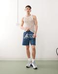 Плавки-шорты ICECREAM с принтом бегущей собаки, синие - фото 3