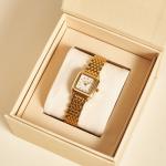 Часы Macy Petite Gold White Burker - фото 7