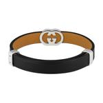 Плетеный кожаный браслет GUCCI - фото 3