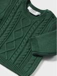 Свитер обычного кроя Mayoral, зеленый - фото 3