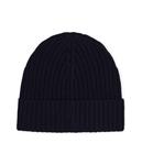 Шапка мужская Hugo шерстяная с логотипом бренда, синий - фото 3