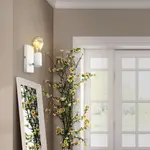 Бра BK_DS1359 Настенный светильник для помещения, ретро, патрон E27, белый E27 1 шт. Настенный светильник, винтаж, светильник для прихожей, без лампы (макс. 60 Вт) B.K.Licht, белый - фото 2