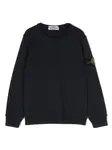 Толстовка с нашивкой Compass Stone Island Junior, синий - фото