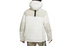 Куртка Nike Half Zipper Splicing hooded Pullover Jacket Creamy White, цвет creamy - фото 2