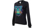 Свитер embroidered tiger head round neck black hoodie Kenzo, черный - фото 3