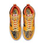 Кроссовки данк высокие Nike, коричневый - фото 4