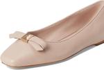 Балетки Kate Spade New York Deco Bow Smooth Leather Flat, цвет Pale Vellum - фото 6