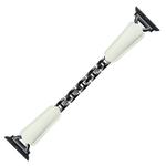 Ремешок Apple совместимый металлический IBOANN, пряжка пыльно-розовая серебристая - фото 8