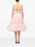Платье без бретелек с оборками Ana Radu, розовый - фото 3