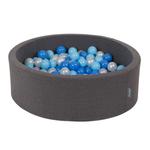 KiddyMoon Мячи пластиковые 7см синие 700 Игрушка набор шариков - фото 4