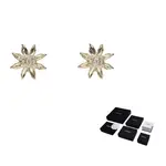 Серьги унисекс CHANEL, золотой - фото