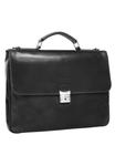 Портфель ROMANO, натуральная кожа bugatti, черный - фото 2