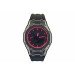 Часы Casio G-Shock Analog-Digital 2100 Series, арт. GA-2100-1A1, черный/прозрачный/черно-розовый - фото