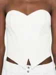 Вельветовый корсет Vestiaire D'Un Oiseau Libre, белый - фото 5