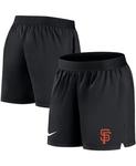 Черные женские шорты San Francisco Giants Authentic Collection Flex Vent Max Performance Nike, черный - фото 4
