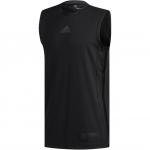 Майка мужская черный Adidas, черный - фото