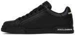 Кроссовки Dolce & Gabbana Portofino 'Black', черный - фото 3