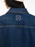 Off-White рубашка Denim, синий - фото 5