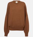 Большой кашемировый свитер Wolfe Khaite, Maple - фото