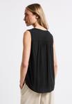 Топ SPLIT NECK Street One, черный - фото 3