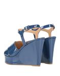 Сандалии Sergio Rossi, серо-синий - фото 3